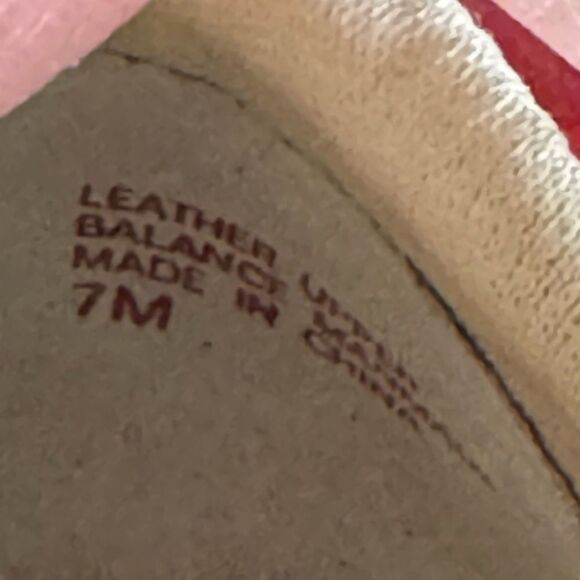 Anne Klein AK2 Women Red Leather Lace Up Loafer Sneaker Driving Shoes SZ 7 - Picture 6 of 9